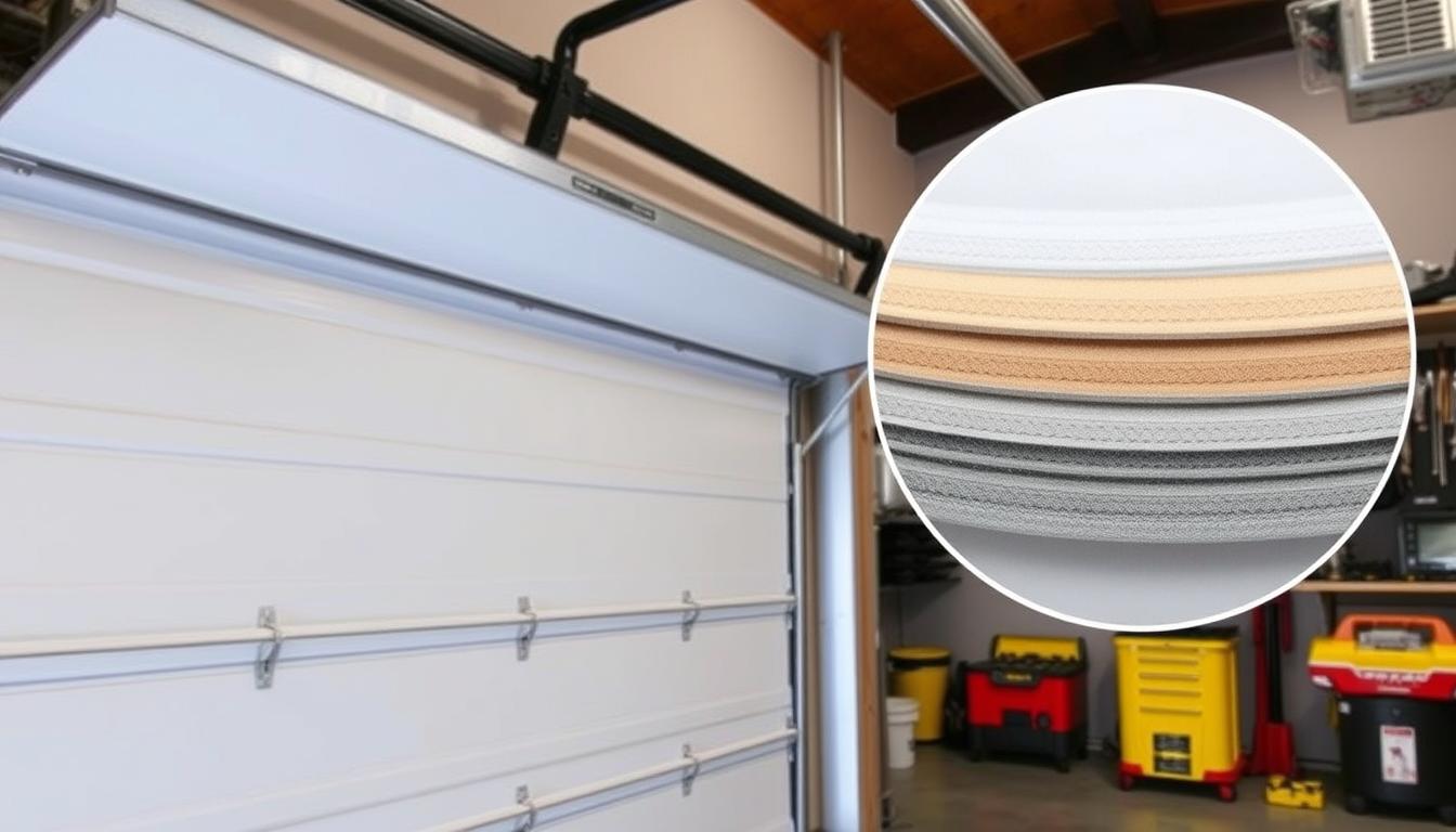 Weather sealing garage door